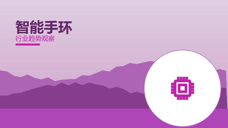 智能手环配图