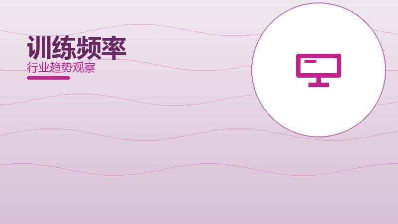 训练频率配图